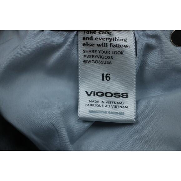 Vigoss Jeans Womens 16 Blue Bootcut Cotton Blend Stretch - Picture 5 of 8